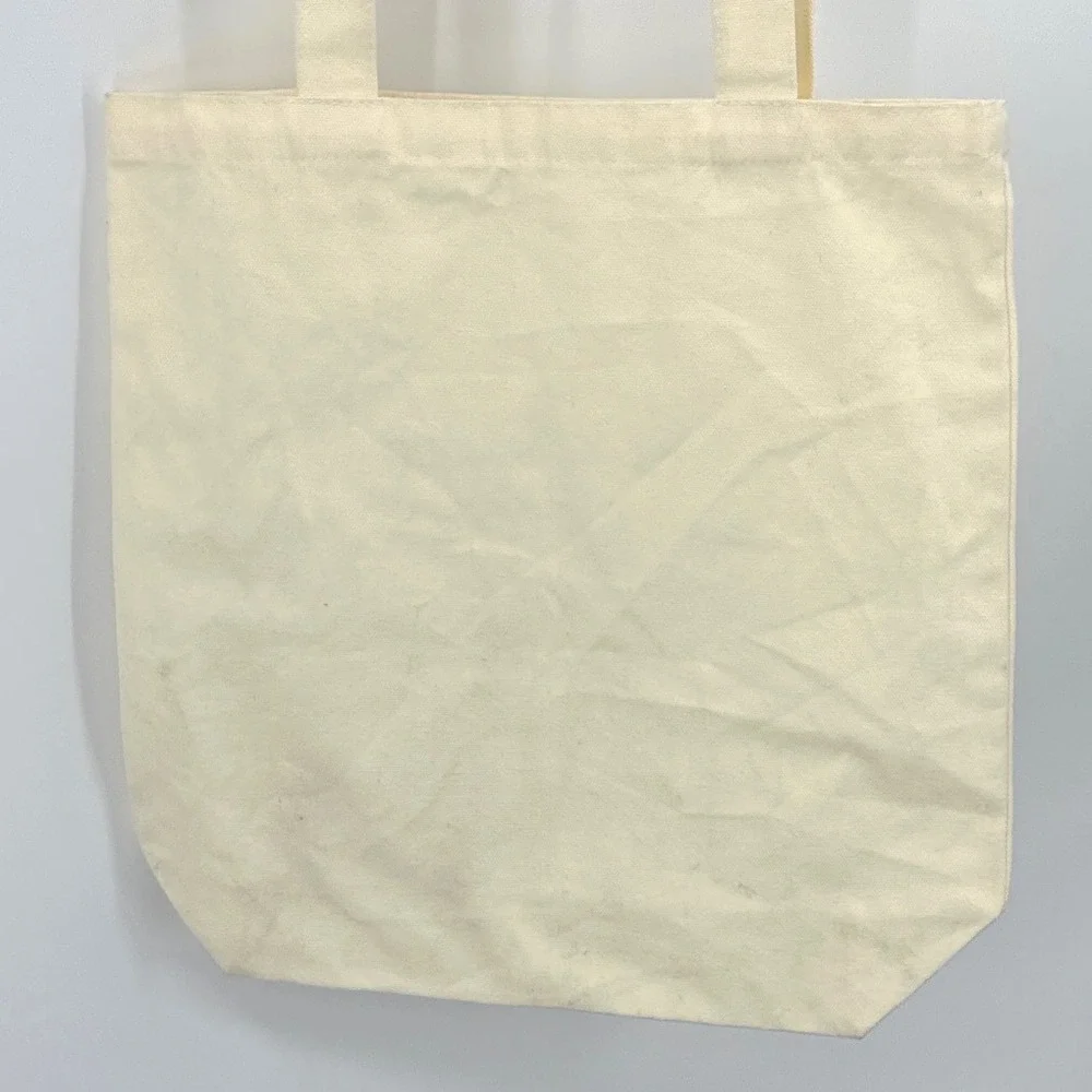Astoria Gift Co Seattle Public Market Center Canvas Tote Bag Souvenir Cream